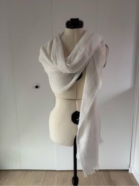 Classic White Scarf